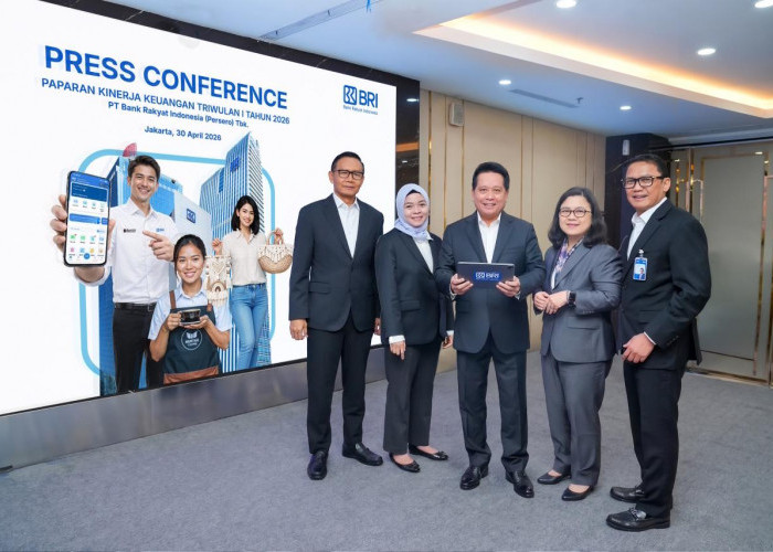 BRI Pertahankan Momentum Kinerja Solid, Laba Bersih Melesat 13,7% jadi Rp15,5 triliun di Triwulan I 2026