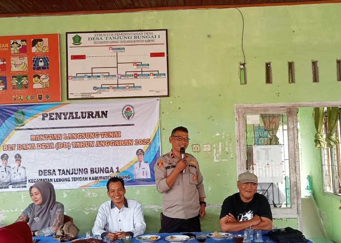 Transparansi Dana Desa, Kapolsek Lebong Tengah Ingatkan Kades agar Tak Main-main