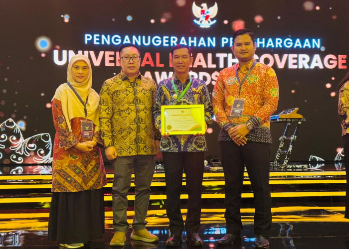 Kabupaten Lebong Salahsatu  Peraih Penghargaan UHC Kemenkes 2026, Diserahkan Langsung ke Wabup Lebong  