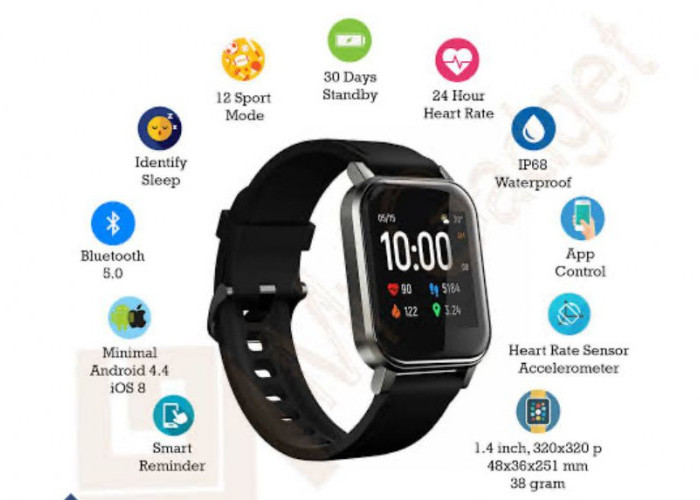  Smartwatch Xiaomi Haylou LS02 , Harga dan Spesifikasi Juli 2024