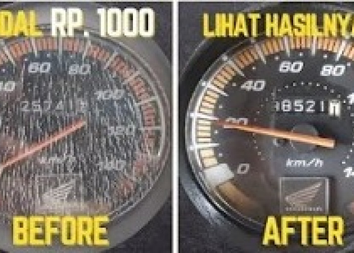 Hilangkan Retak Kaca Speedometer Motor dengan Cara Sederhana dan Hemat Biaya