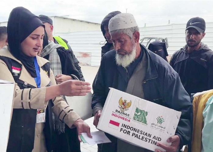 Bantuan Kemanusiaan 15.000 Paket Sembako dari Indonesia Tiba di Gaza