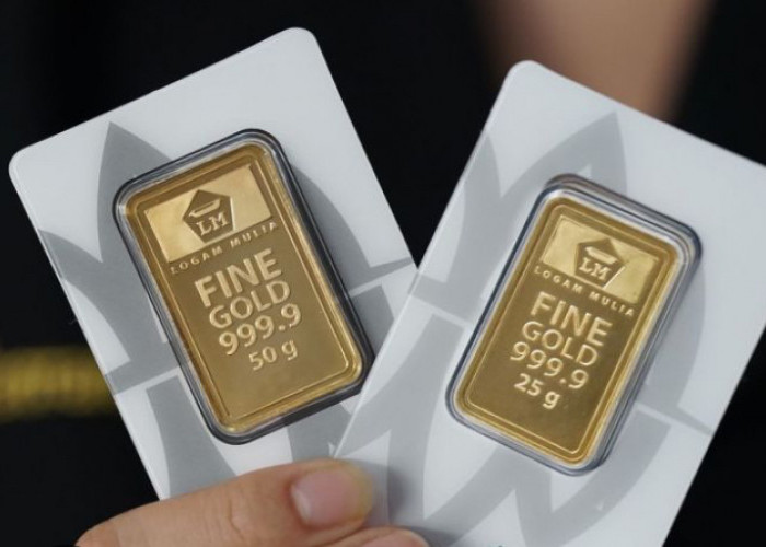 Harga Emas Antam Melonjak Nyaris Sentuh Rp 2,4 Juta Per Gram