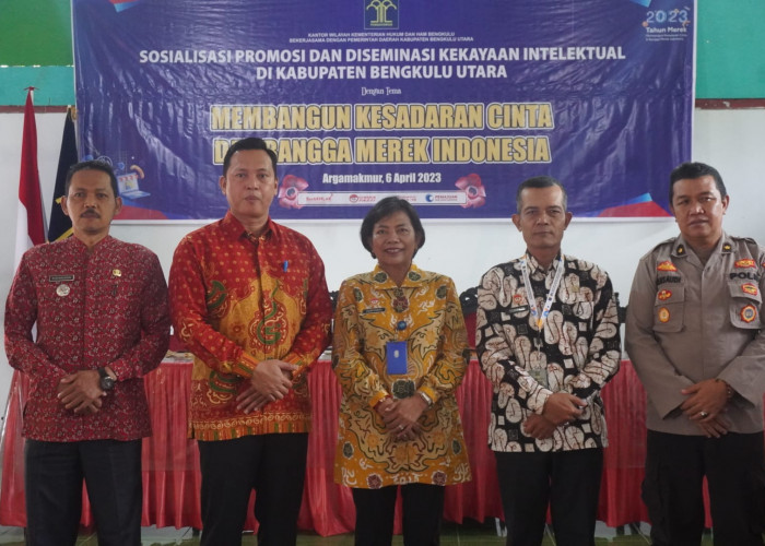 Kemenkumham Bengkulu Berikan Sosialisasi Kekayaan Intelektual Bagi UMKM di Bengkulu Utara, Ini Manfaatnya 