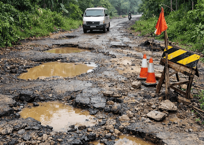 Jalan Rusak Puluhan Tahun, Danau Liang–Turan Ingep Hanya Dianggarkan Rp 900 Juta
