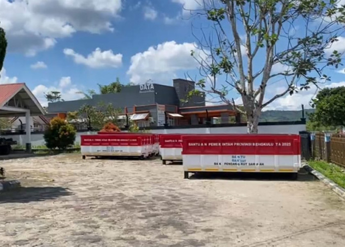 7 Bak Arm Roll Bantuan Pemprov Bengkulu Belum Dimanfaatkan, DLH Lebong Terkendala Armada Angkut