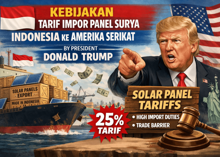 Trump Tetapkan Tarif Impor Panel Surya RI 104 Persen, Apa Dampaknya?