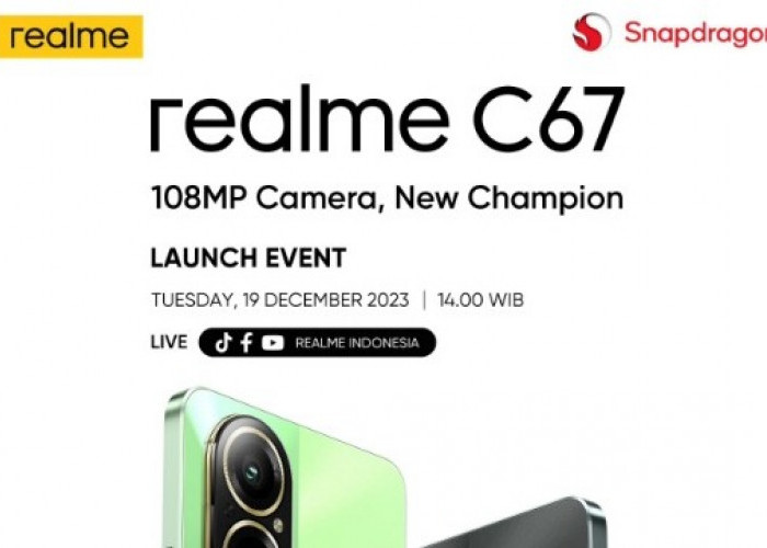 Realme C67, Ponsel Entry Level dengan Kamera 108 MP dan Siap Gebrak Indonesia