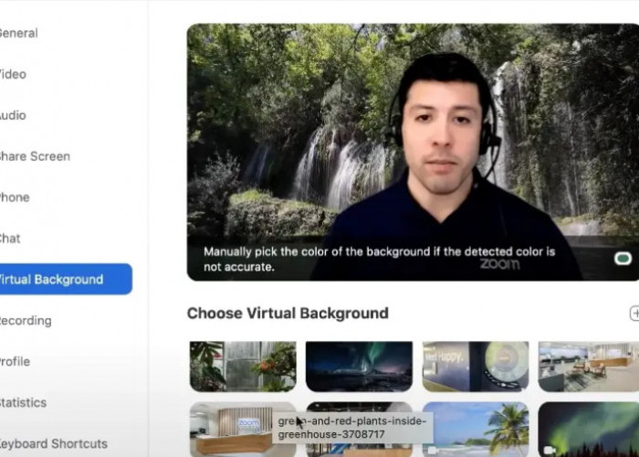 Cara Mengganti Background Zoom di HP dan Laptop