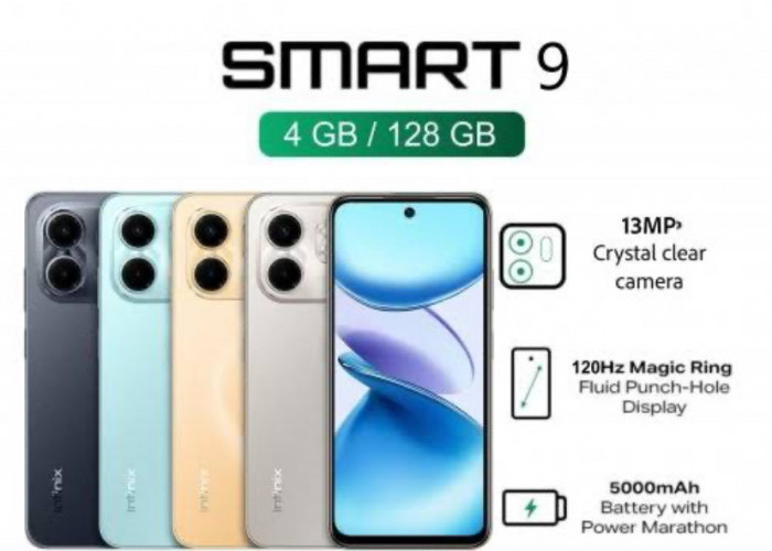 Infinix Smart 9 Segera Rilis, Harga Sejutaan Tapi Performa Tangguh