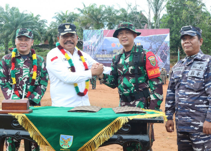 TMMD ke-120: Membangun Desa Bukit Tinggi Bengkulu Utara Bersama TNI!