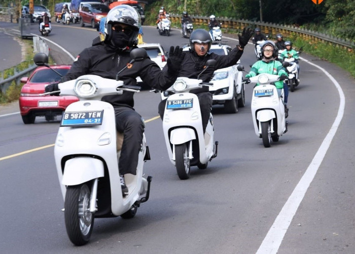 Yadea Indonesia Uji Ketahanan Motor Listrik Rute Bandung-Bogor, Tembus Jarak 150 Km Sekali Cas