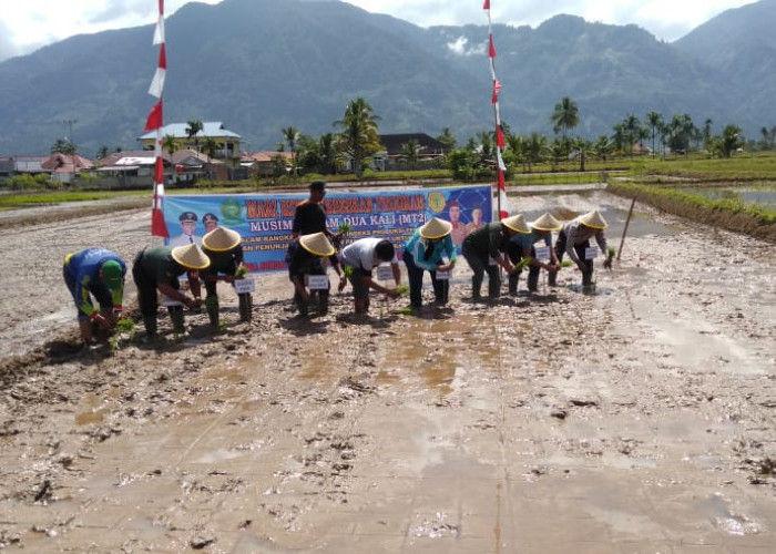 Wabup Lebong Apresiasi Semangat dan  Animo Masyarakat Desa Sungai Gerong Laksanakan MT II 