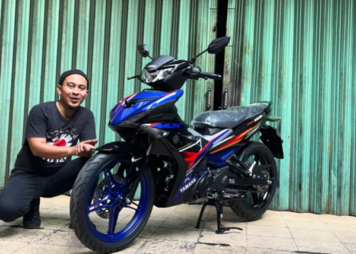 Review Detail Yamaha MX King 2026 Warna Biru Hitam