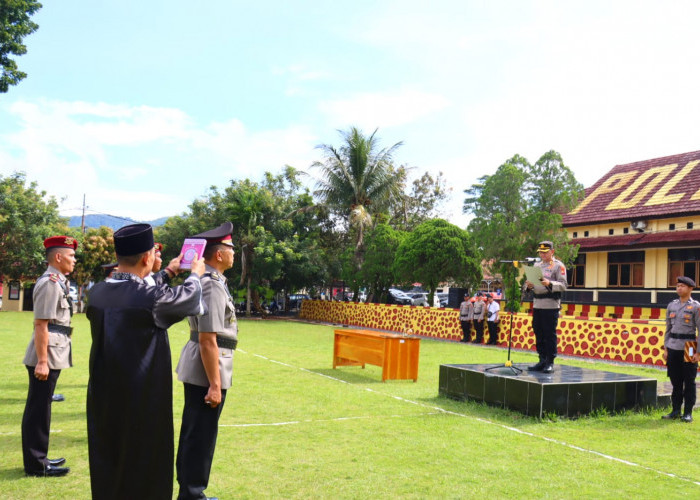 Rotasi Jabatan di Polres Lebong, Kapolres Tekankan Profesionalisme dan Integritas