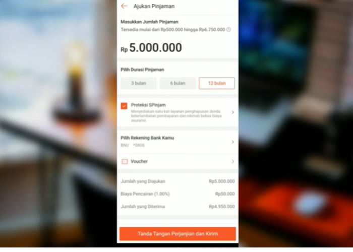 Tabel Angsuran Shopee Pinjam Terbaru 2026 Lengkap Simulasi dan Bunga