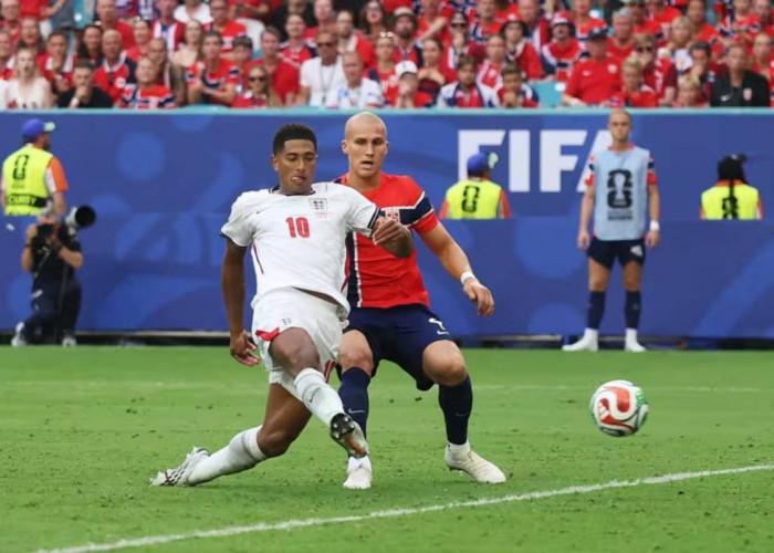 Dua Gol Bellingham Bawa Inggris ke Semifinal, Norwegia Tersingkir dengan Air Mata