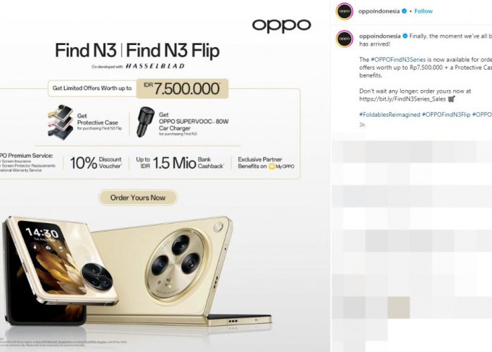OPPO Find N3, Sang Penggoda Ponsel Lipat yang Berbalut Kemewahan