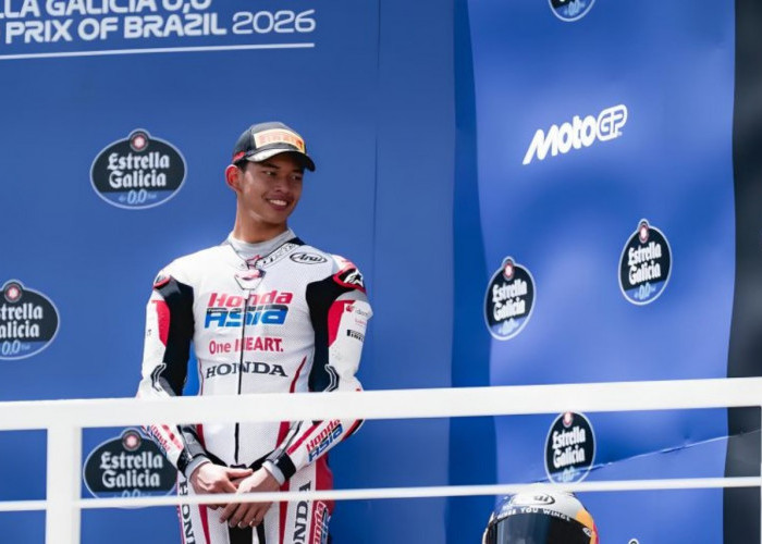 Dua Kali Naik Podium, Veda Ega Pratama Amankan Posisi Tiga Besar Klasemen Moto3
