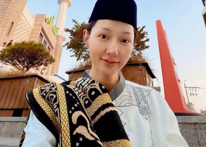 Tampilan Lucinta Luna Saat Idulfitri di Korea Selatan Curi Perhatian Warganet