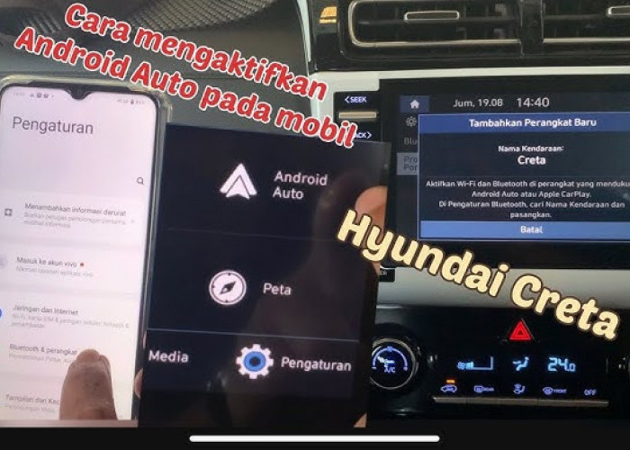  Cara Praktis Gunakan Android Auto dan Apple CarPlay di Hyundai CRETA