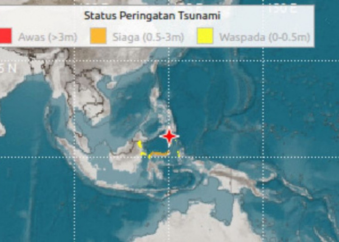 BMKG Resmi Akhiri Peringatan Dini Tsunami Pasca-Gempa M 7,7 di Laut Sulawesi, Sempat Tercatat Gelombang 75 Cm