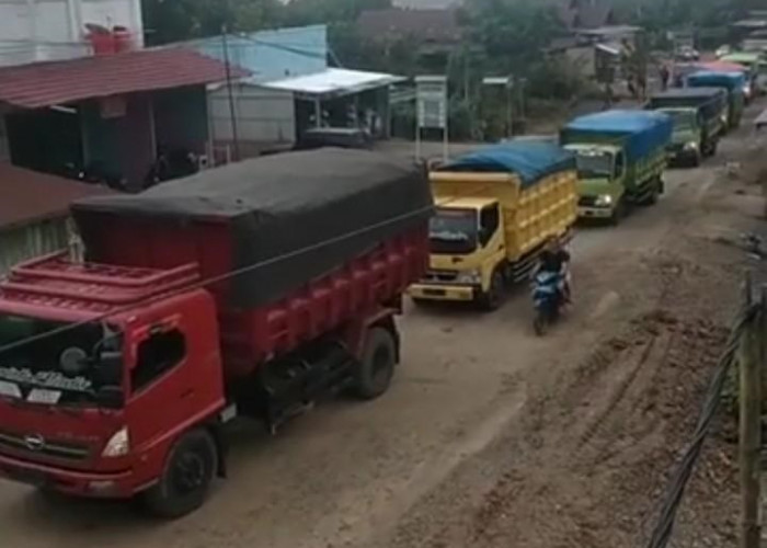 Gegara Sering Dilintasi Truk Over Tonase, Begini Kondisi Jalan Lintas Arga Makmur-Bengkulu 