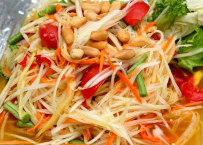 Resep Salad Pepaya Khas Thailand, Cocok Menu Diet 