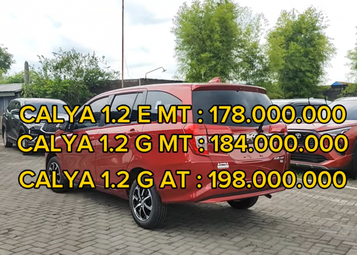Review Lengkap: Harga Toyota Calya Februari 2024 & Varian Tersedia di Jawa Tengah dan DIY
