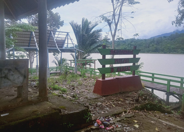 Jelang Tutup Tahun, Objek Wisata Pulau Harapan di Lebong Tak Sumbang PAD 
