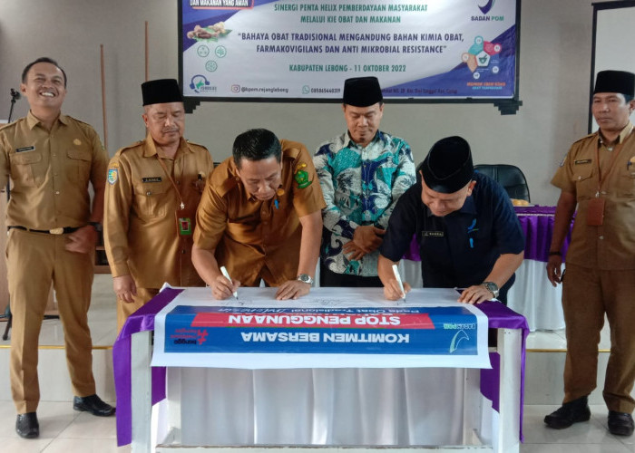 Optimalkan Pengawasan Obat dan Makanan, BPOM Gandeng Pemkab Lebong