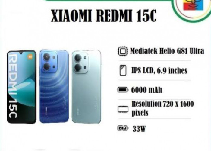 Xiaomi Resmi Luncurkan Redmi 15C di Indonesia dengan Baterai 6000mAh