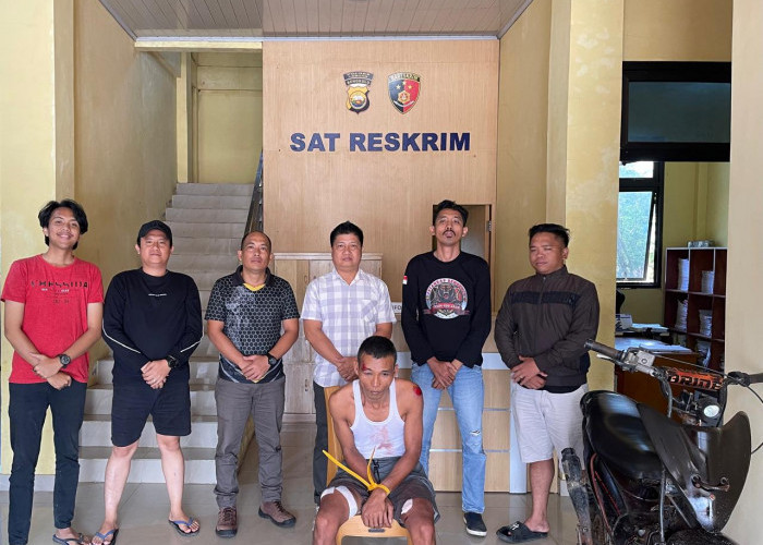 Tanpa Perlawanan, Pelaku Curanmor Berhasil Diringkus 