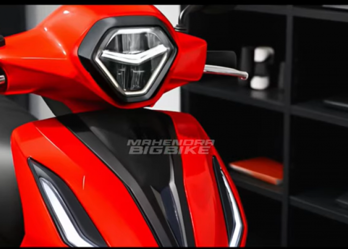 Desain Lampu Bulat LED Motor Matic Retro Honda, Makin Elegan dan Futuristik