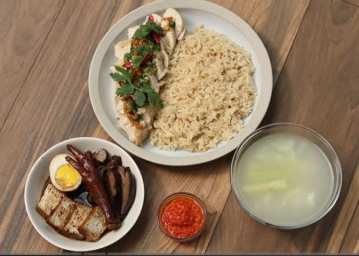 Resep Nasi Ayam Hainan Singapura, Lengkap Dengan Kuah dan Sambal