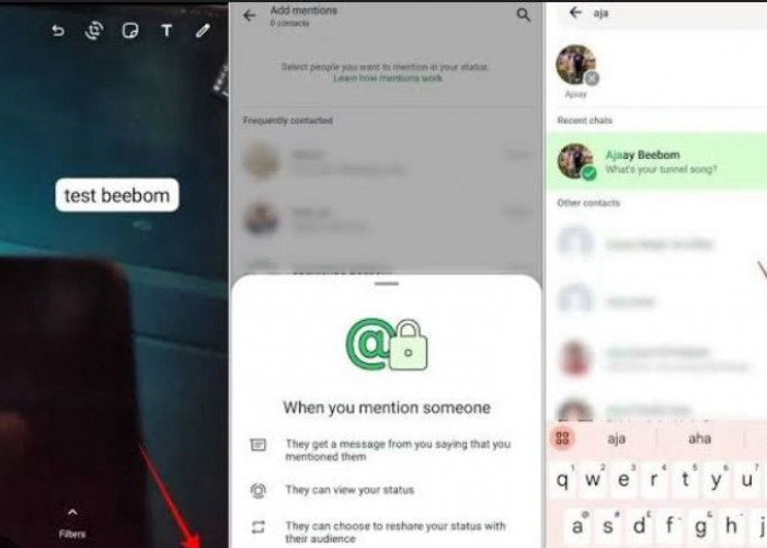 Fitur WhatsApp Kini Bisa 'Mention' dan 'Repost' Status, Begini Caranya