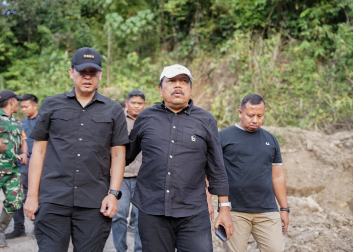 Gaduh Jalan Talang Ratu Lebong Akhirnya Berujung Perbaikan, Wagub Mi'an : Diawali Pembukaan Badan Selebar 10 M