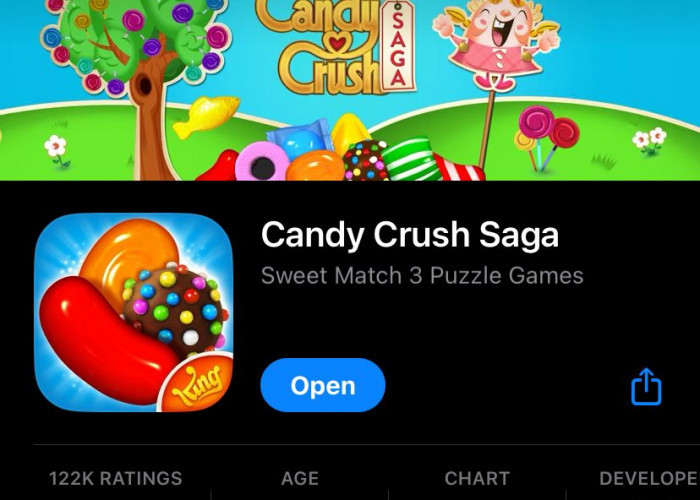 Fakta Unik Game Candy Crush Saga Yang Perloleh Ratings 4,8 di App Store