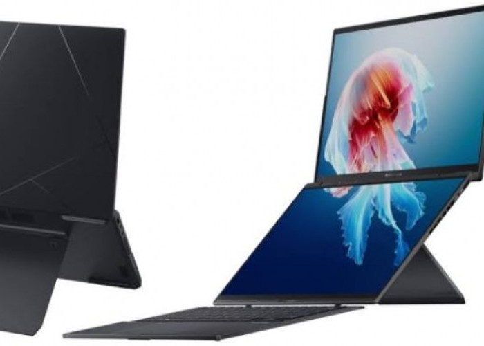 Asus Zenbook DUO UX8406 Menggunakan Teknologi Layar OLED Touchscreen