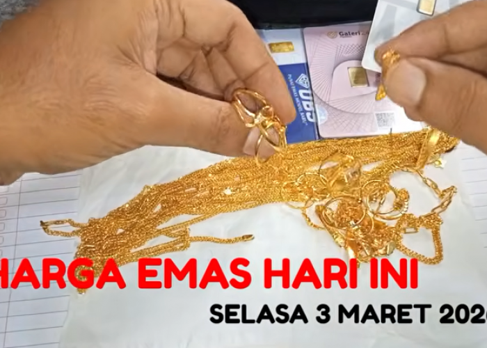 Harga Emas Hari Selasa 3 Maret 2026: Update Terbaru Antam, UBS, Galeri 24, dan Emas 24K Lokal