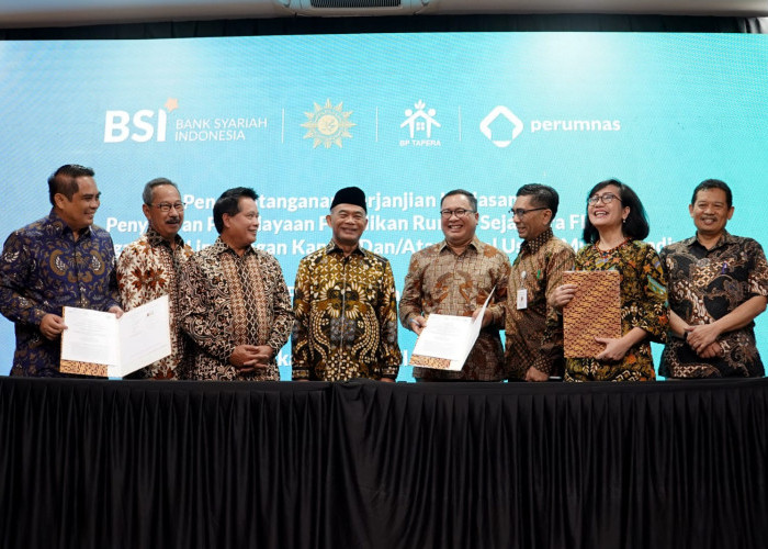  Maksimalkan Penyaluran KPR Syariah, BSI, PP Muhammadiyah, BP Tapera, & Perumnas Berkolaborasi
