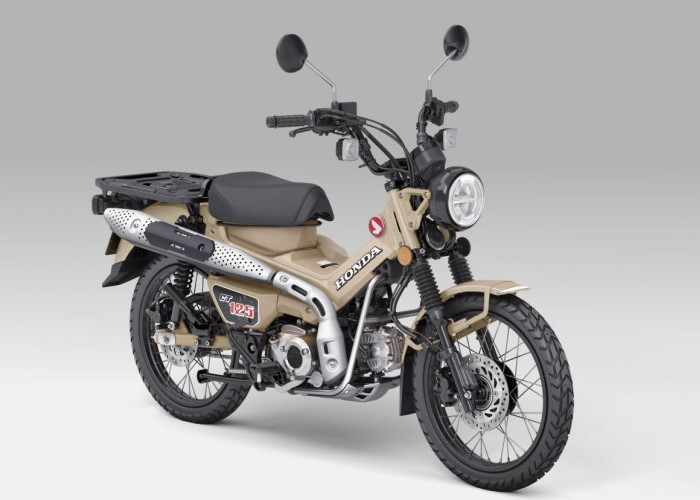 Honda CT125 Dapat Penyegaran, Hadirkan Warna Matte Fresco Brown