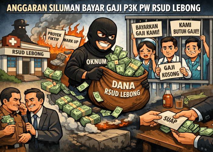 Anggaran 'Siluman' Rp 695 Juta untuk Gaji P3K Paruh Waktu Masuk di DPA RSUD Lebong 