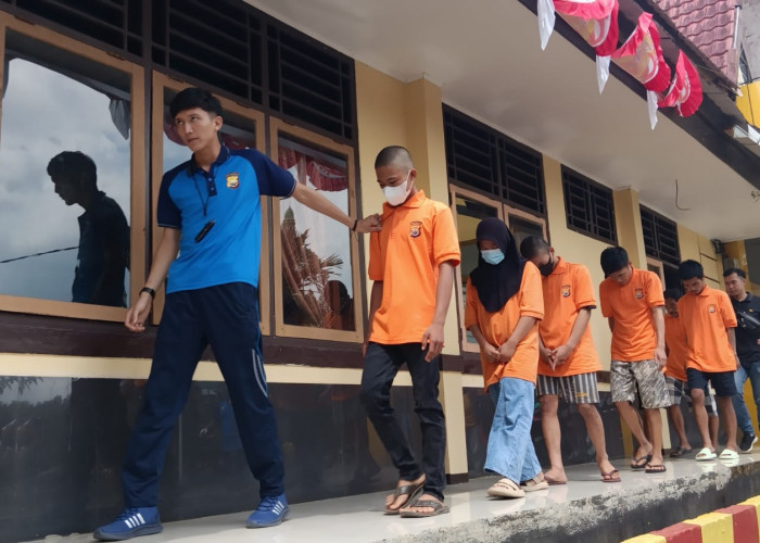Pelajar dan Anak Dibawah Umur Ditangkap Polisi Selama Operasi Musang Nala di Lebong.