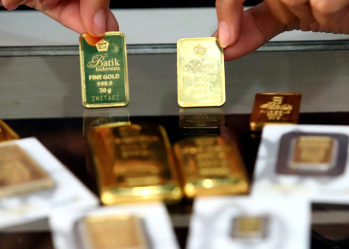 Harga Emas Antam Sabtu 14 Maret 2026, Turun 