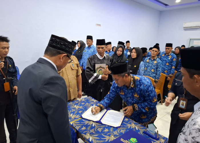 80 Kepala Sekolah dan 3 Korwil Dikbud Lebong Resmi Dilantik, Cek Nama dan Jabatan Barunya