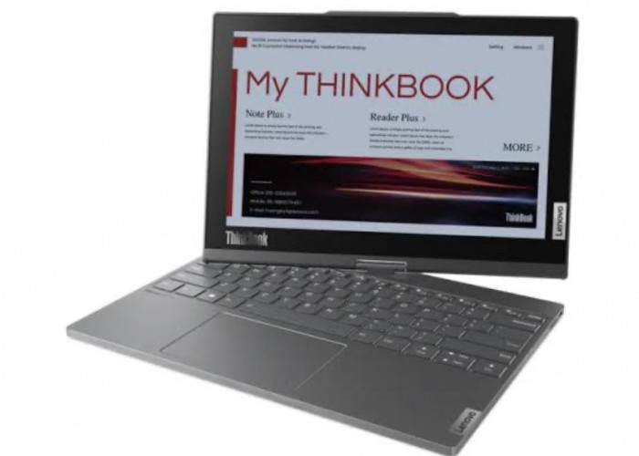 Lenovo ThinkBook Plus Laptop Bisnis Premium Dengan Dibekali Dua Screen