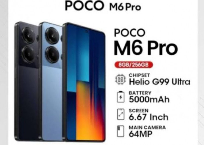 Poco M6 Pro Resmi Meluncur di Indonesia, Intip spesifikasi dan Harganya