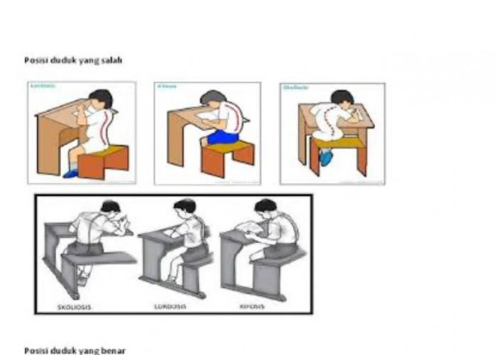 Waspadai Kesalahan Dalam Posisi Duduk Bisa Sebabkan Beberapa Penyakit Kelainan Tulang