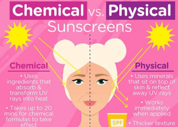 Perbedaan Physical Suncreen dan Chemical Sunscreen ? Intip Penjelasannya